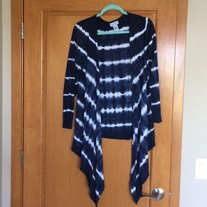 Soft Surroundings tie dye cardigan